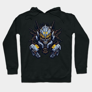 Mecha Skull S02 D42 Hoodie